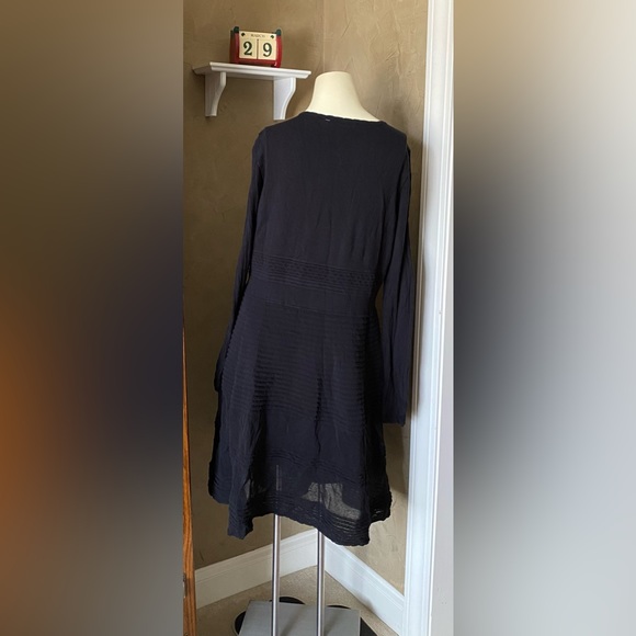 Simply Vera Vera Wang black sweater knit dress mid length Women’s size XL - Picture 3 of 10